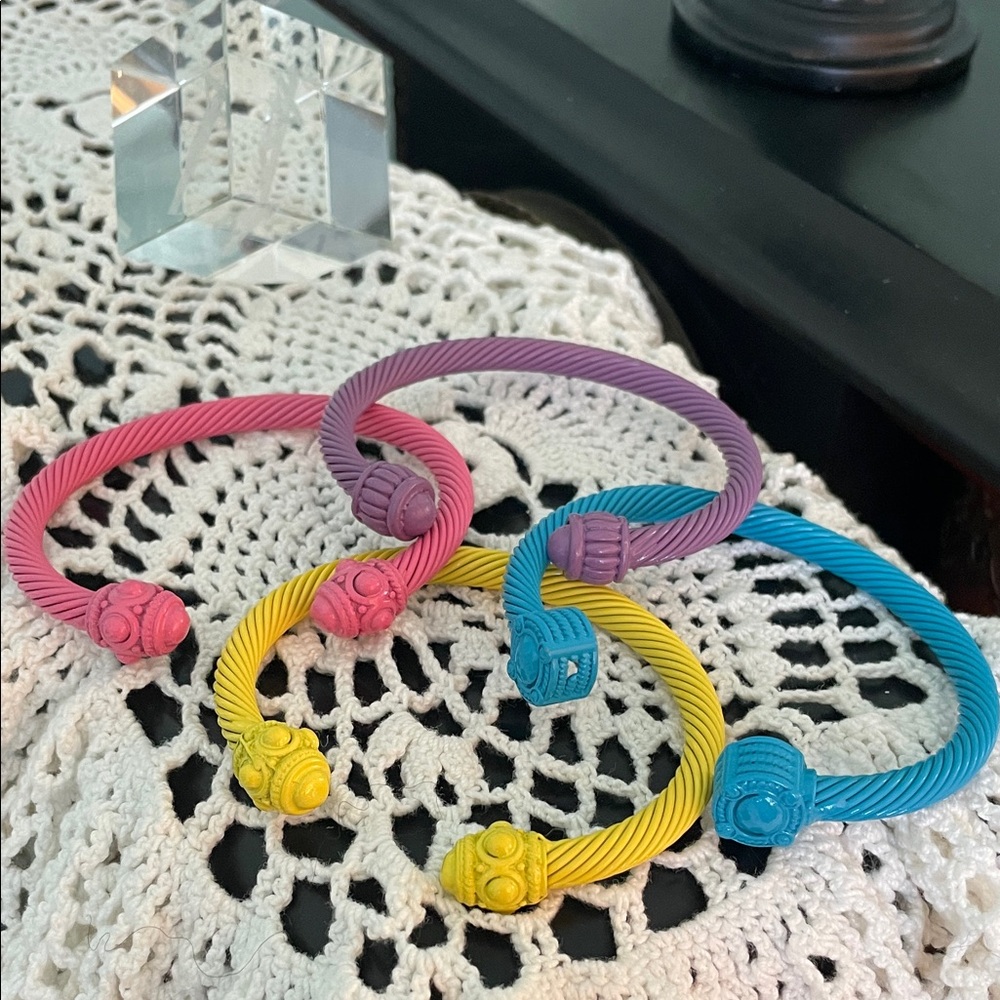 💥🆕💥Plunder “4” Twisted Cable Cuff Bangle Bracelets